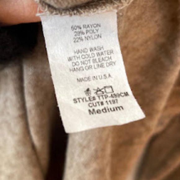 Twenty Ten Cream Crossover Wrap Sweater - Picture 4 of 6